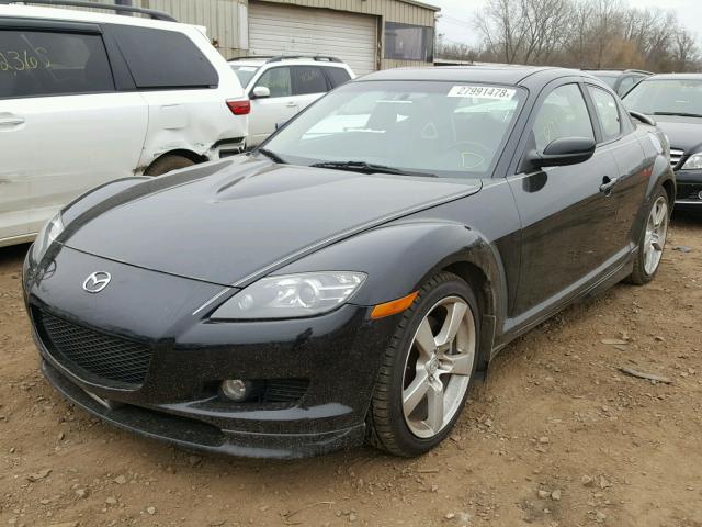 JM1FE17N840133341 - 2004 MAZDA RX8 BLACK photo 2