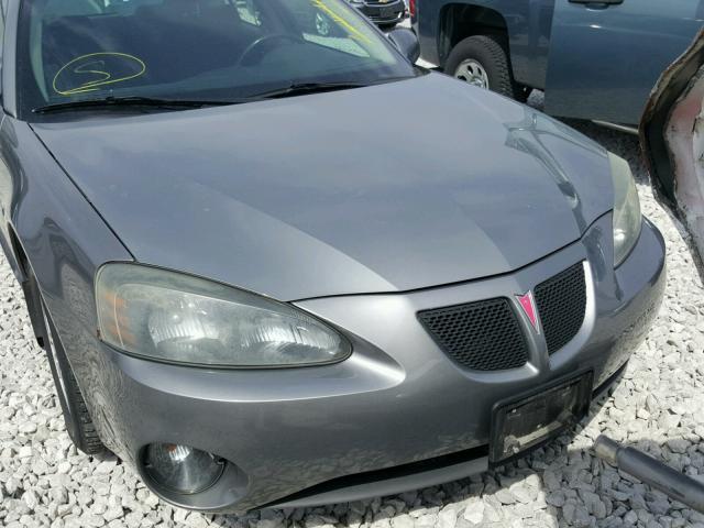 2G2WP552471185248 - 2007 PONTIAC GRAND PRIX GRAY photo 9