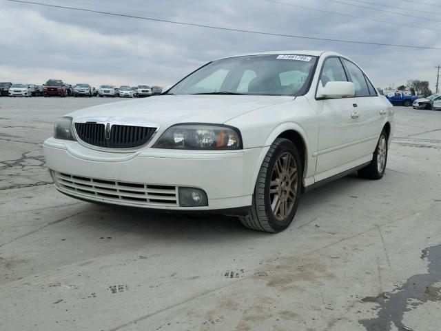 1LNHM87A25Y669279 - 2005 LINCOLN LS WHITE photo 2