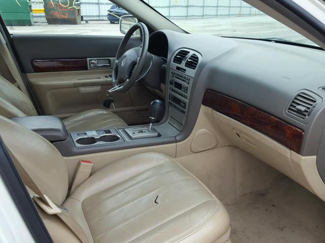 1LNHM87A25Y669279 - 2005 LINCOLN LS WHITE photo 5