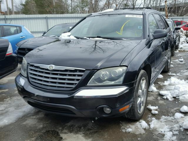 2C8GF78495R427167 - 2005 CHRYSLER PACIFICA L BLACK photo 2