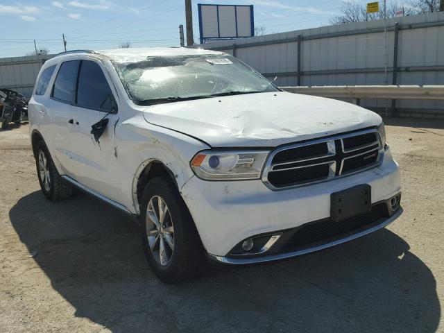 1C4RDHDG6EC426539 - 2014 DODGE DURANGO LI WHITE photo 1