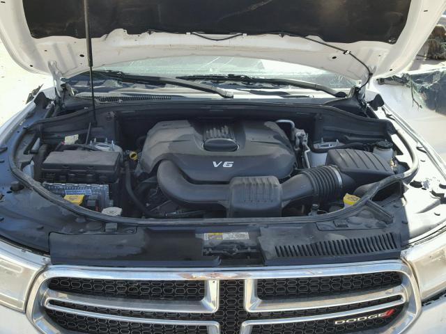 1C4RDHDG6EC426539 - 2014 DODGE DURANGO LI WHITE photo 7