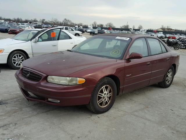 2G4WB55K011190878 - 2001 BUICK REGAL LS MAROON photo 2