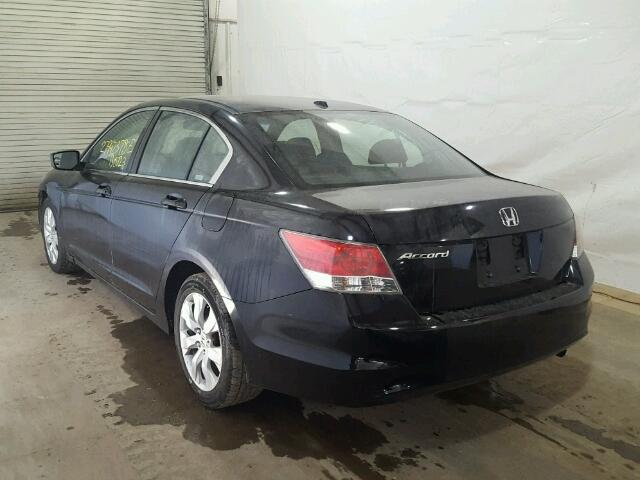 1HGCP25848A151336 - 2008 HONDA ACCORD EXL BLACK photo 3