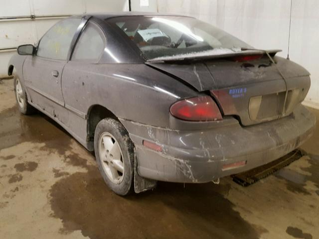 1G2JB1242X7523420 - 1999 PONTIAC SUNFIRE SE BLACK photo 3