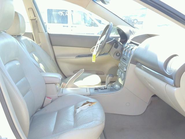 1YVFP80D845N81371 - 2004 MAZDA 6 S WHITE photo 5