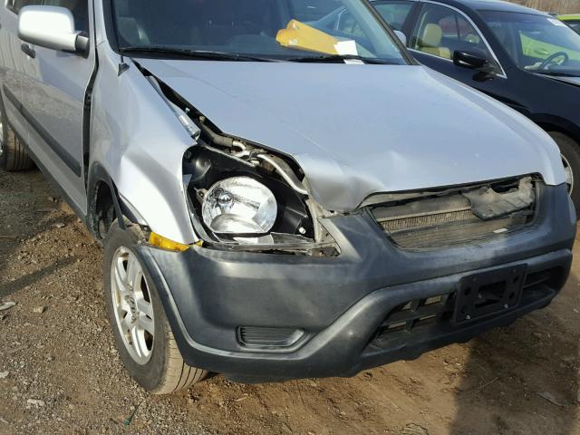 JHLRD78872C046640 - 2002 HONDA CR-V EX SILVER photo 9