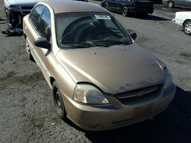 KNADC125756363209 - 2005 KIA RIO GOLD photo 1