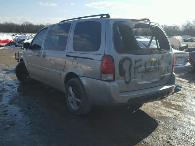 1GNDV23L75D170187 - 2005 CHEVROLET UPLANDER L 银色 照片 3