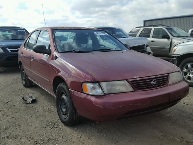 1N4AB41D6TC757503 - 1996 NISSAN SENTRA E MAROON photo 1