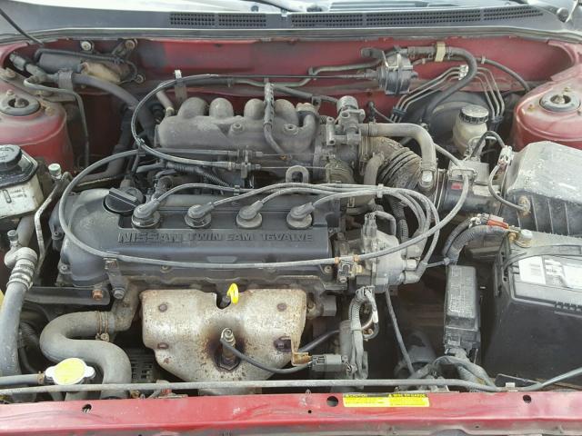 1N4AB41D6TC757503 - 1996 NISSAN SENTRA E MAROON photo 7