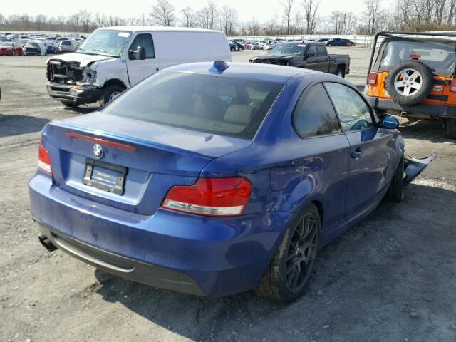 WBAUC73578VF23152 - 2008 BMW 135 I BLUE photo 4