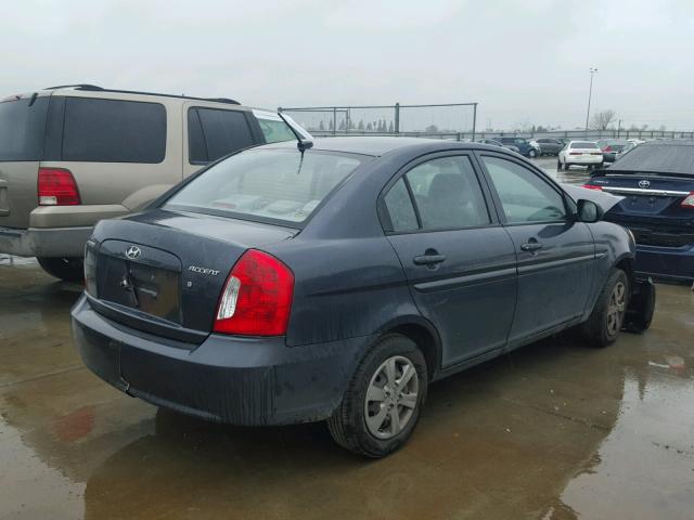 KMHCN4AC9BU606371 - 2011 HYUNDAI ACCENT GLS GRAY photo 4