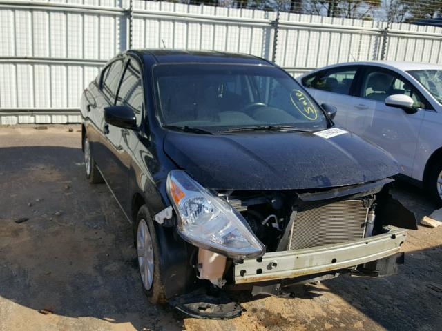 3N1CN7AP1GL817268 - 2016 NISSAN VERSA S BLACK photo 1