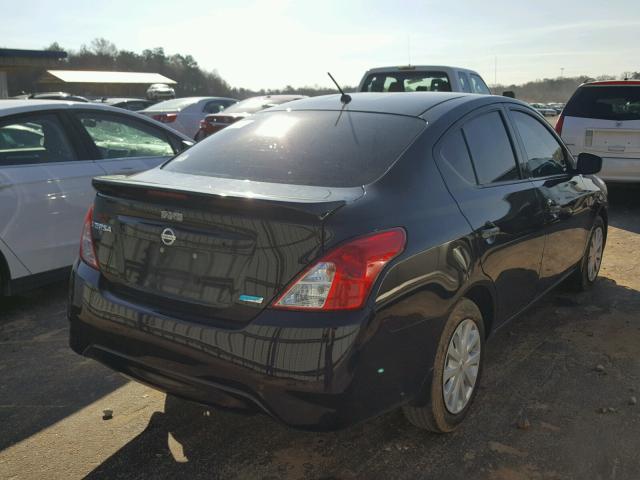 3N1CN7AP1GL817268 - 2016 NISSAN VERSA S BLACK photo 4