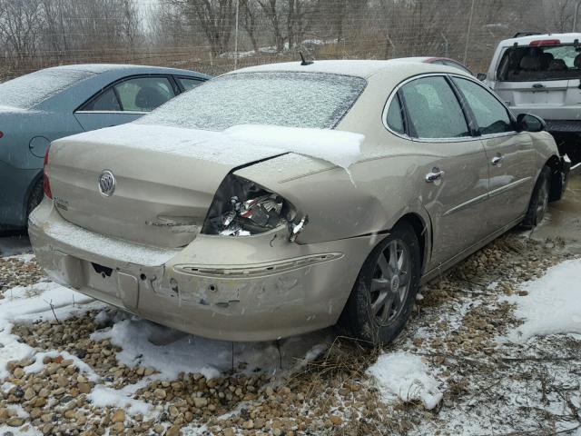 2G4WD582581134502 - 2008 BUICK LACROSSE C GOLD photo 4