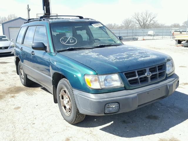 JF1SF6356WH713292 - 1998 SUBARU FORESTER L GREEN photo 1
