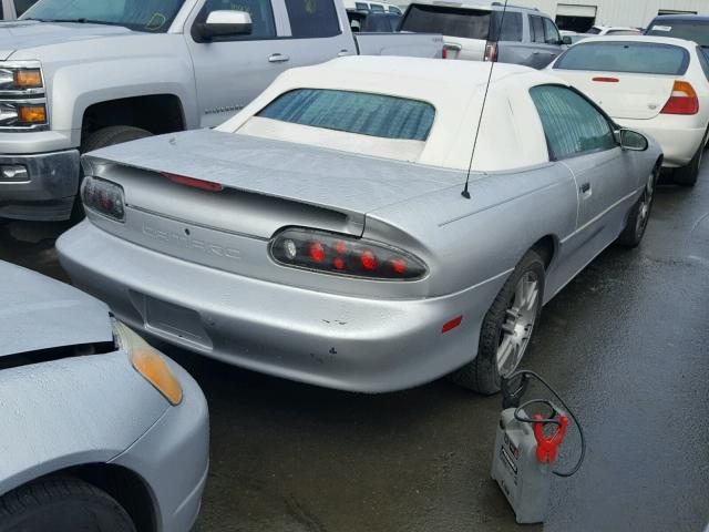 2G1FP32K6V2143040 - 1997 CHEVROLET CAMARO BAS ვერცხლისფერი ფოტო 4