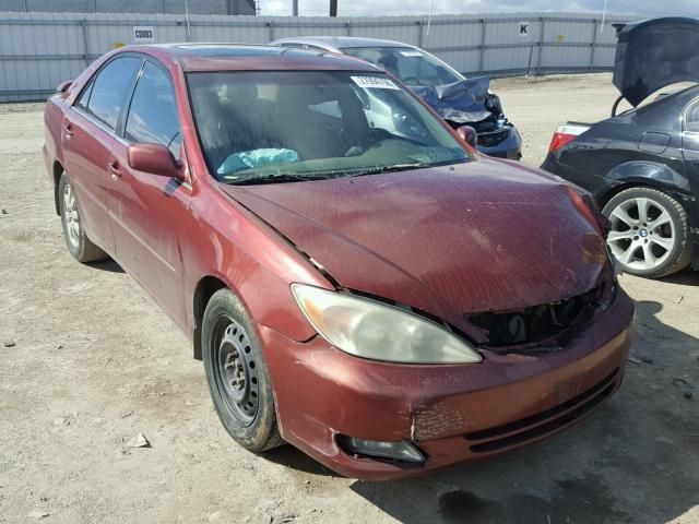 4T1BE30K63U118446 - 2003 TOYOTA CAMRY LE RED photo 1