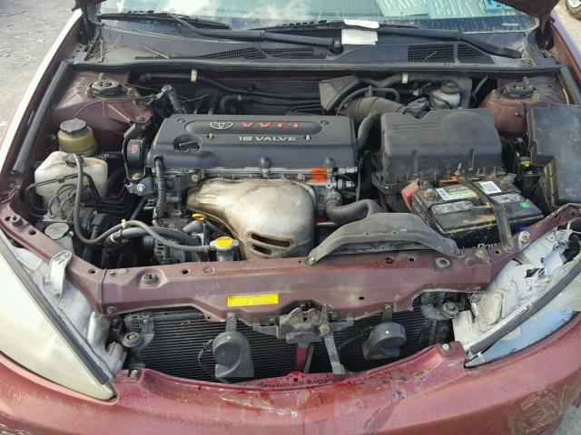 4T1BE30K63U118446 - 2003 TOYOTA CAMRY LE RED photo 7