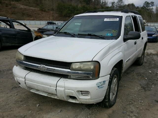 1GNET16S536154854 - 2003 CHEVROLET TRAILBLAZE WHITE photo 2