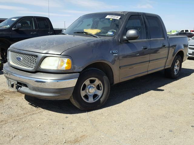 1FTRW07643KD61014 - 2003 FORD F150 SUPER GRAY photo 2