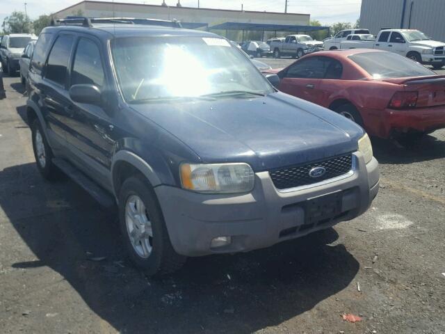 1FMYU03122KA32768 - 2002 FORD ESCAPE XLT BLUE photo 1