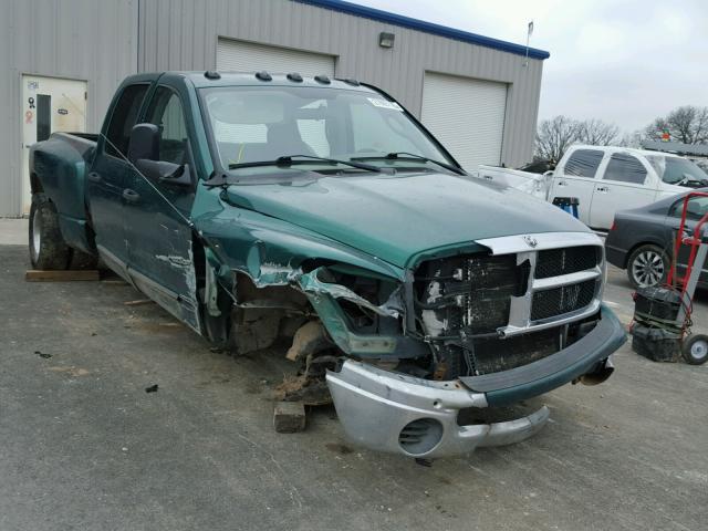 3D7MA48673G746109 - 2003 DODGE RAM 3500 S GREEN photo 1