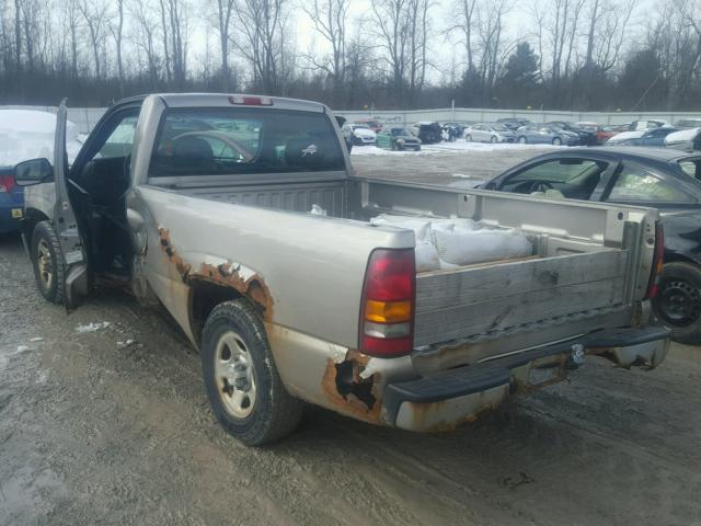 1GCEC14W62Z194386 - 2002 CHEVROLET SILVERADO TAN photo 3