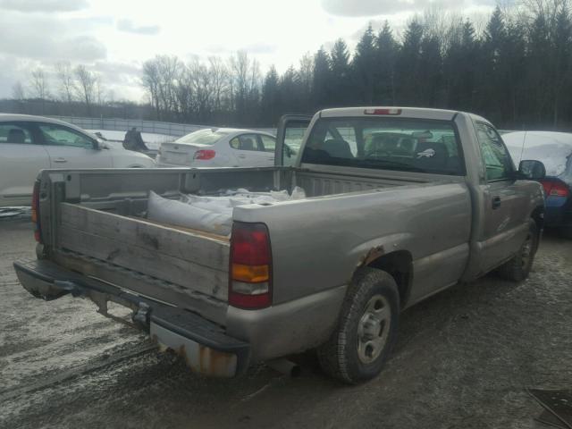 1GCEC14W62Z194386 - 2002 CHEVROLET SILVERADO TAN photo 4