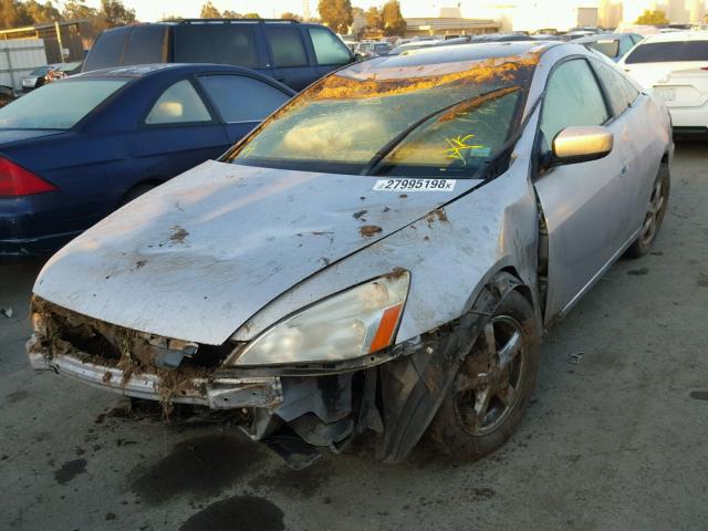 1HGCM72763A008303 - 2003 HONDA ACCORD EX SILVER photo 2