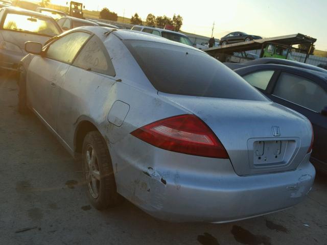 1HGCM72763A008303 - 2003 HONDA ACCORD EX SILVER photo 3