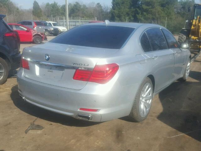 WBAKB83599CY59721 - 2009 BMW 750 LI SILVER photo 4