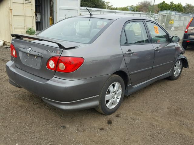 1NXBR30E16Z674120 - 2006 TOYOTA COROLLA CE GRAY photo 4