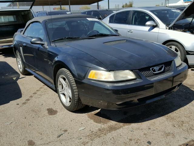 1FAFP45X7YF248053 - 2000 FORD MUSTANG GT BLACK photo 1