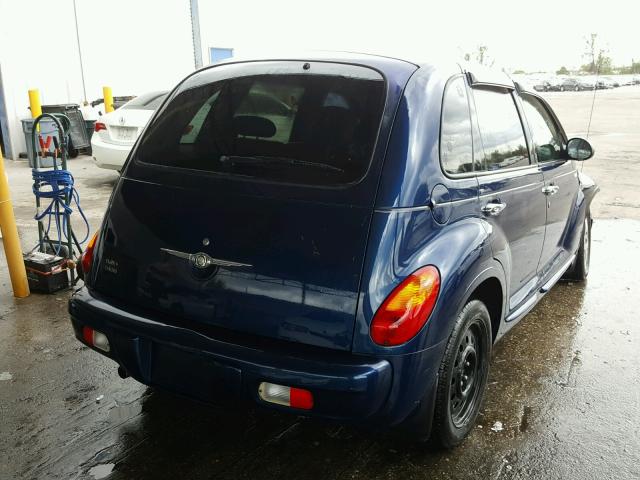 3C8FY68B22T252624 - 2002 CHRYSLER PT CRUISER BLUE photo 4