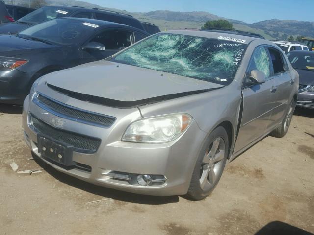 1G1ZC5E02CF291356 - 2012 CHEVROLET MALIBU 1LT GOLD photo 2