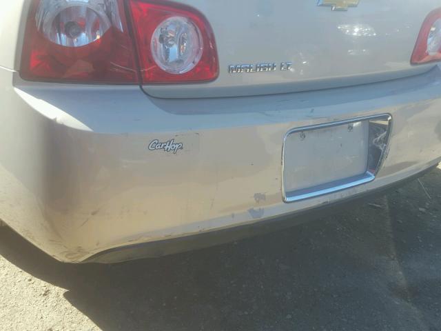 1G1ZC5E02CF291356 - 2012 CHEVROLET MALIBU 1LT 金色 照片 9