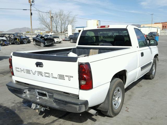 1GCEC14X94Z351467 - 2004 CHEVROLET SILVERADO WHITE photo 4