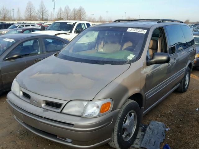 1GHDX03E0WD335601 - 1998 OLDSMOBILE SILHOUETTE TAN photo 2