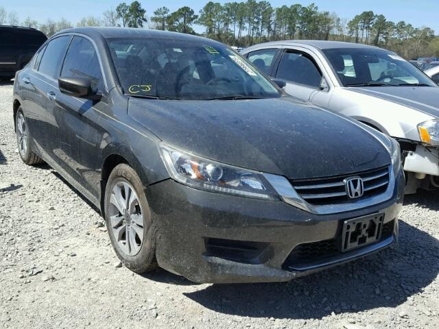 1HGCR2F30EA069421 - 2014 HONDA ACCORD LX CHARCOAL photo 1