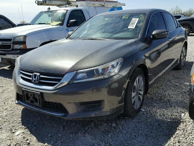 1HGCR2F30EA069421 - 2014 HONDA ACCORD LX CHARCOAL photo 2