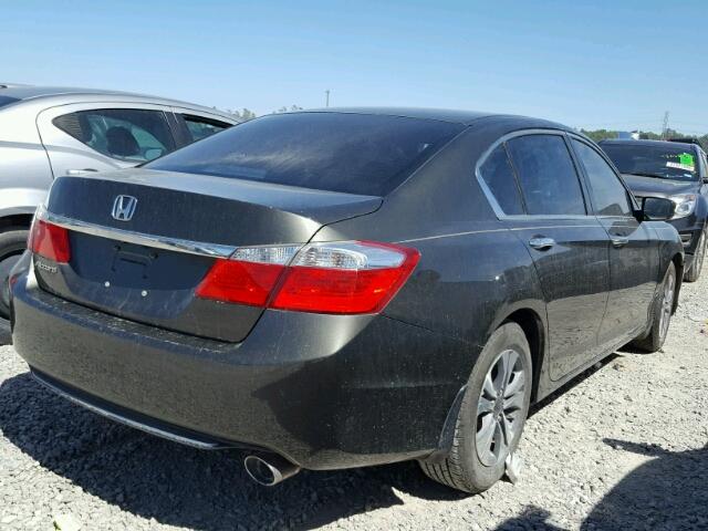 1HGCR2F30EA069421 - 2014 HONDA ACCORD LX CHARCOAL photo 4