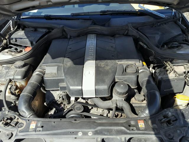 WDBTJ65J24F098304 - 2004 MERCEDES-BENZ CLK 320C GRAY photo 7