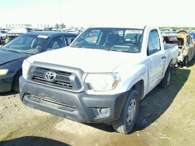 5TFNX4CNXCX016332 - 2012 TOYOTA TACOMA WHITE photo 2