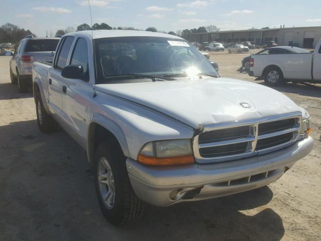 1B7HL48N52S582475 - 2002 DODGE DAKOTA QUA WHITE photo 1