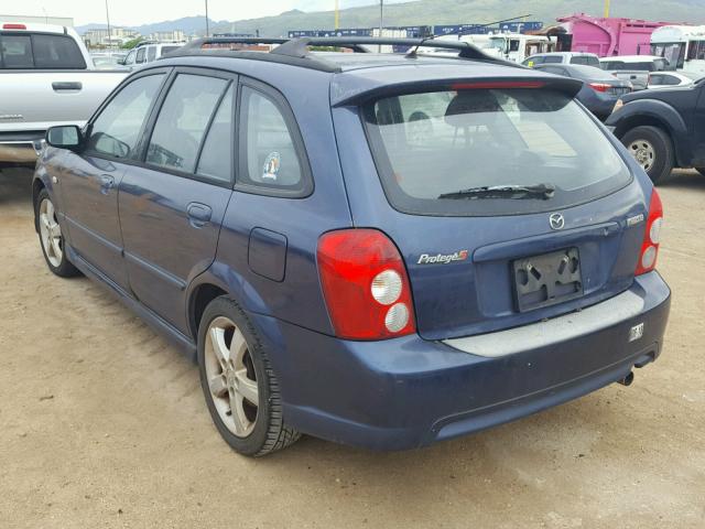 JM1BJ245831123518 - 2003 MAZDA PROTEGE PR BLUE photo 3