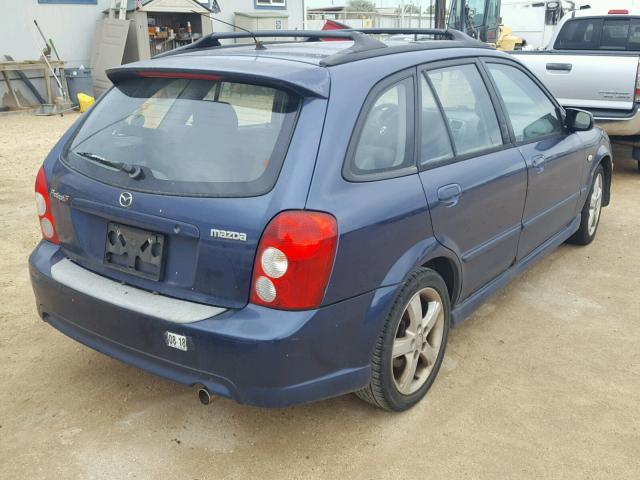 JM1BJ245831123518 - 2003 MAZDA PROTEGE PR BLUE photo 4