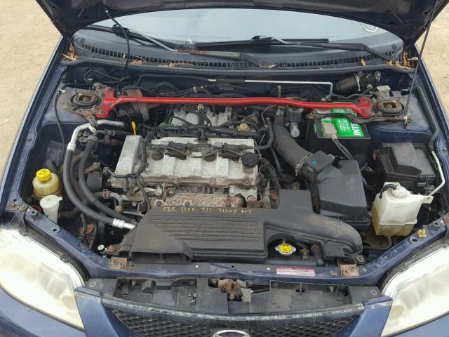 JM1BJ245831123518 - 2003 MAZDA PROTEGE PR BLUE photo 7